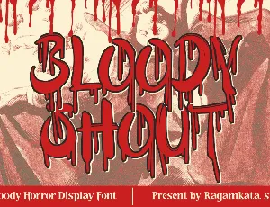 Bloody Shout DEMO font