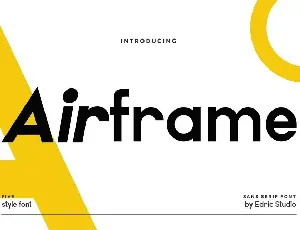 Airframe font