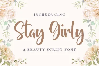 Stay Girly font