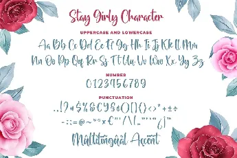 Stay Girly font