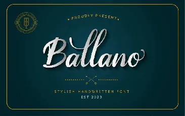 Ballano font
