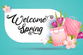 Fine Spring font