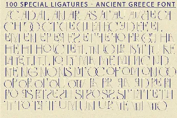 Ancient Greece Demo font