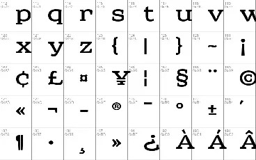 Sreda font