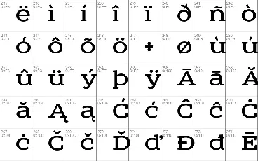 Sreda font