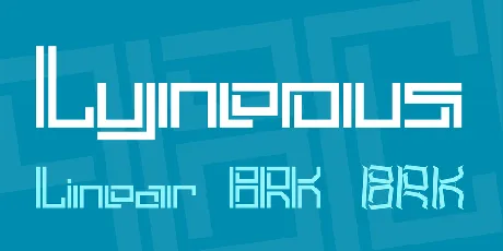 Lyneous font