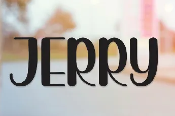 Jerry Display font