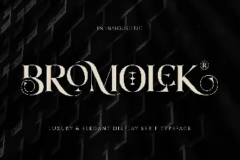 Bromolek font