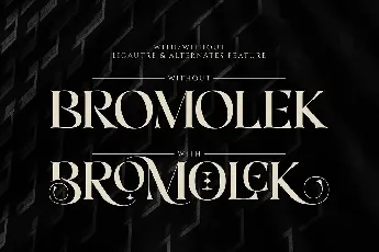 Bromolek font