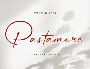 Pastamore font