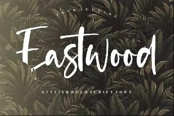 Eastwood Stylish Bold Script font