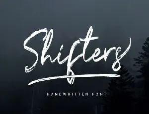 Shifters font