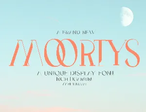 Moortys font