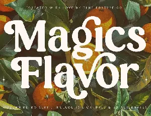 Magics Flavor font