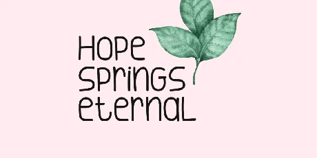 Wide Hope font