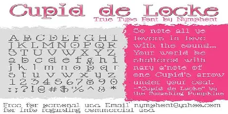 Cupid de Locke font