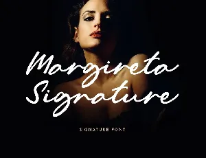 Margireta Signature font