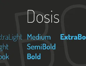 Dosis font