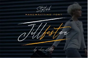 Jillfester Brush font