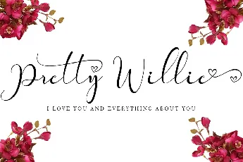 Pretty Willie font