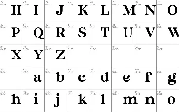 East Botany font