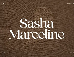 Sasha Marceline font