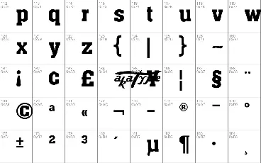 akaChen font