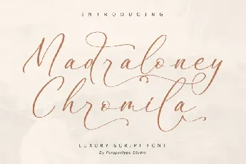 Madraloney Chromila font