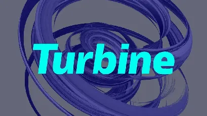 Turbine Family font