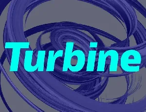 Turbine Family font