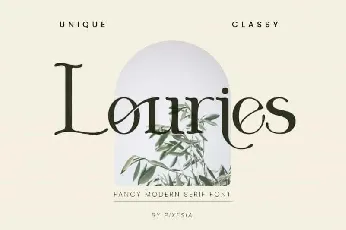 Louries Serif font