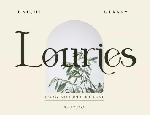 Louries Serif font