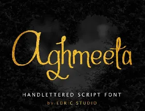 Aghmeeta Script font