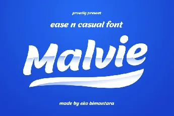 Malvie Bold Script font