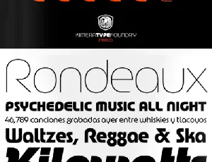 Rondana Family font