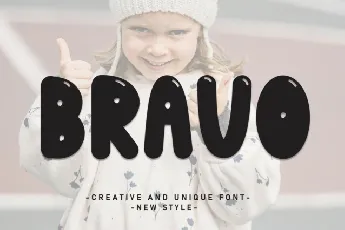 Bravo Display font