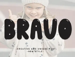 Bravo Display font