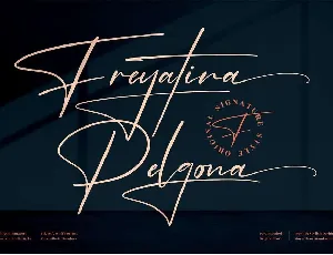 Freyatina Pelgona font