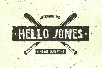 Hello Jones Free Trial font