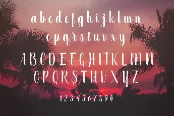 September Script font