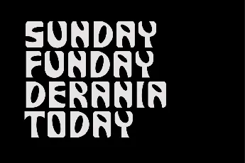 Derania Demo font