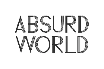 AbsurdWorldDemo font