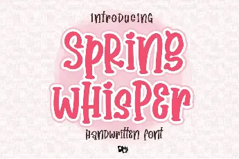 Spring Whisper font