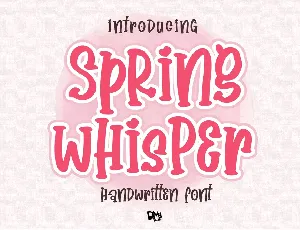 Spring Whisper font