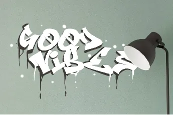 Amanzinc Graffiti font