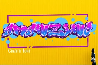 Amanzinc Graffiti font