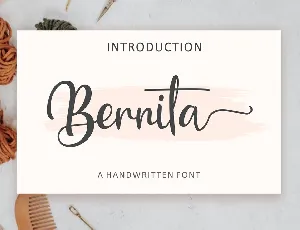 Bernita font