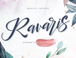 Ravaris Script font