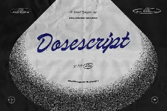 Dosescript font