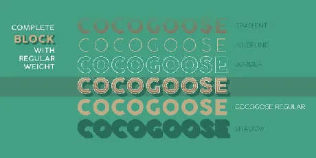 Cocogoose Pro Famly font